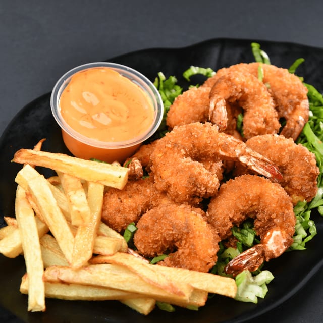 Jumbo shrimp combo.