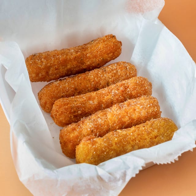 Small cheese sticks.