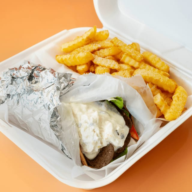 Gyro sandwich.